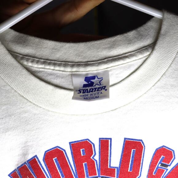 Vintage 1995 Houston Rockets Champions Starter Tee M Single Stitch - Picture 3 of 3